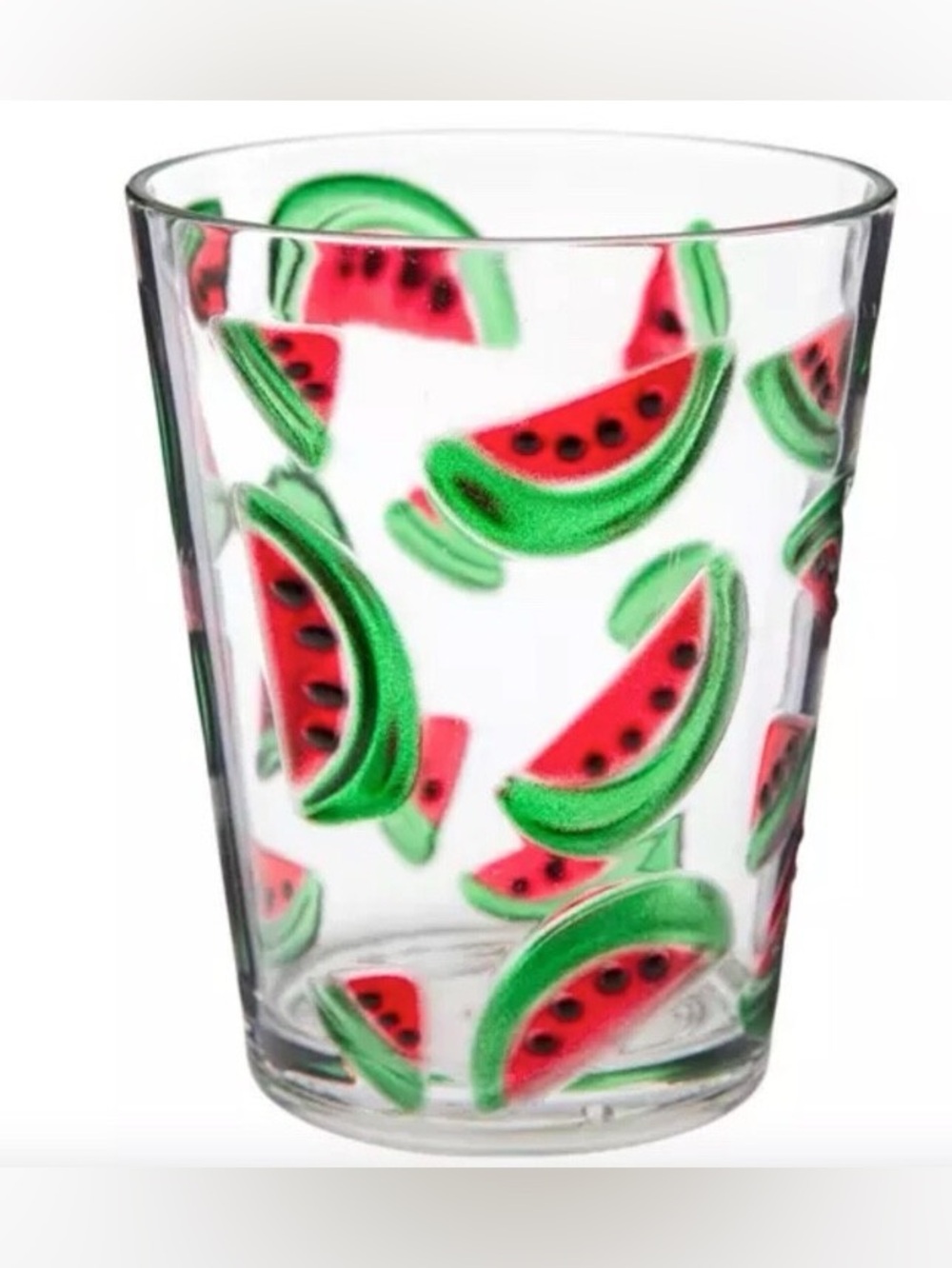 WATERMELON CLEAR DRINKING GLASSES